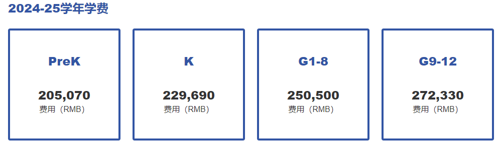 广州贝赛思国际学校2024-25学年学费