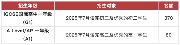 2025年深圳国际交流书院招生计划