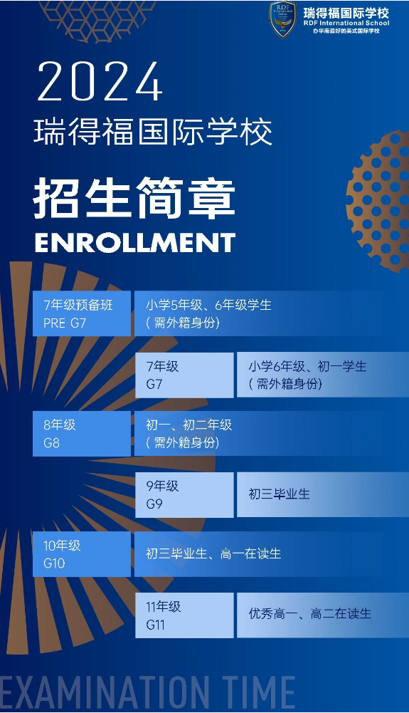 2024瑞得福国际学校招生简章