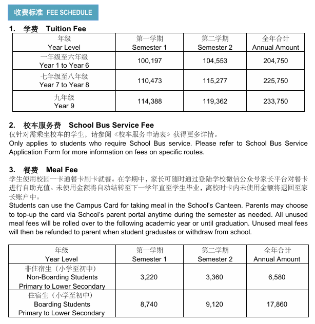 桐乡耀华国际教育学校招生申请计划